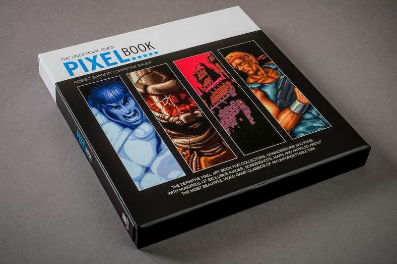 The Unofficial SNES Pixel Book in a slipcase
