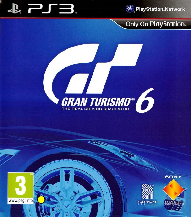 Gran Turismo 6 PS3 game cover