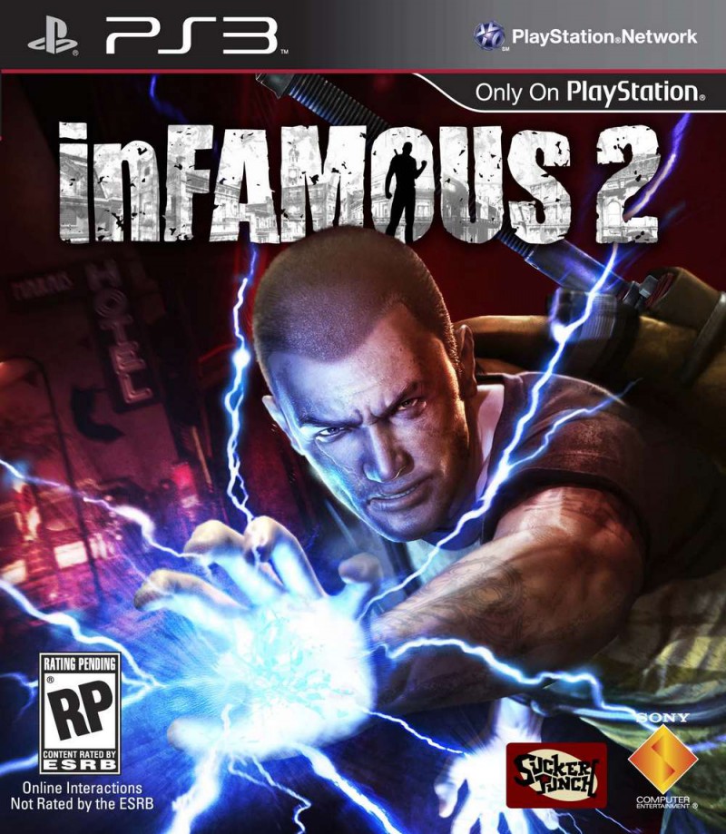 inFAMOUS 2 PS3 game cover