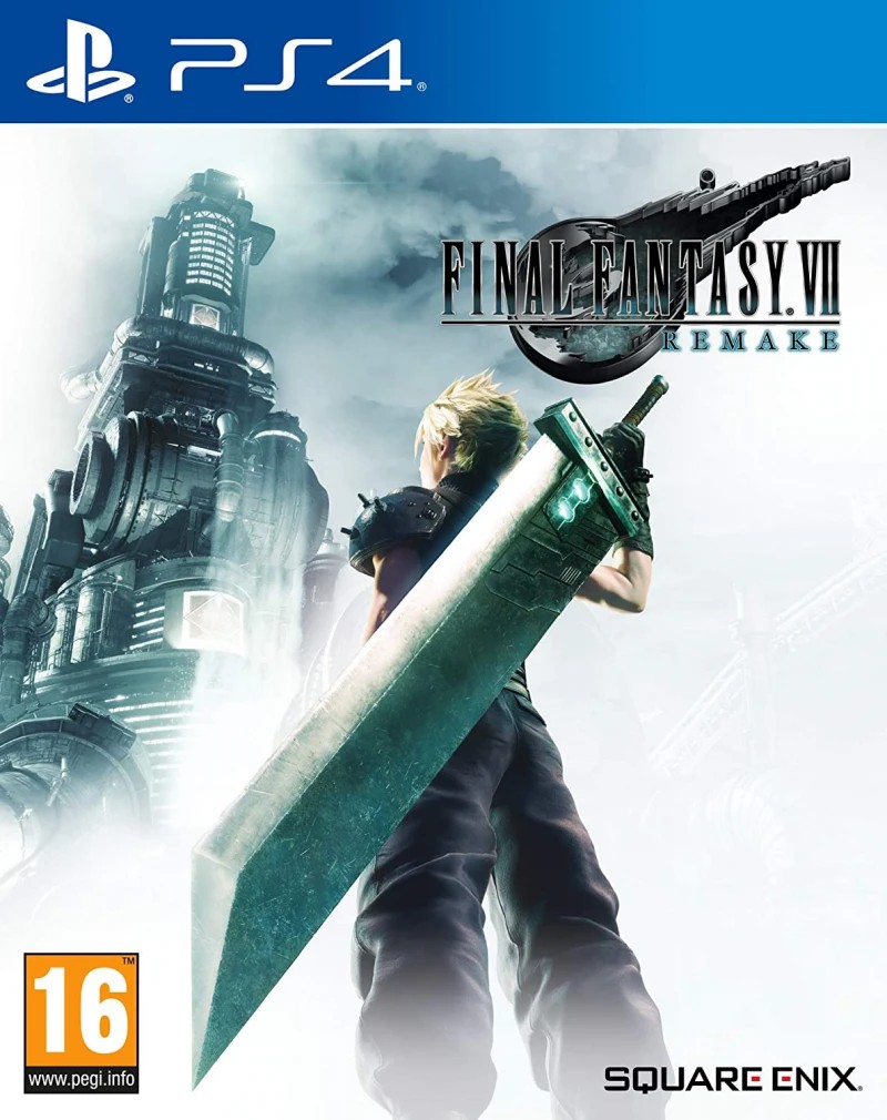 Final Fantasy VII PlayStation 4 box cover