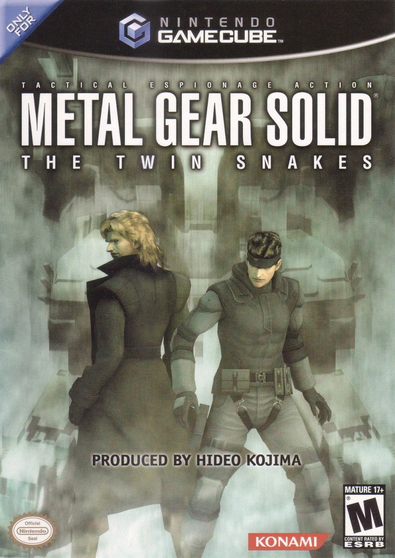 Metal Gear Solid: The Twink Snakes GameCube box cover