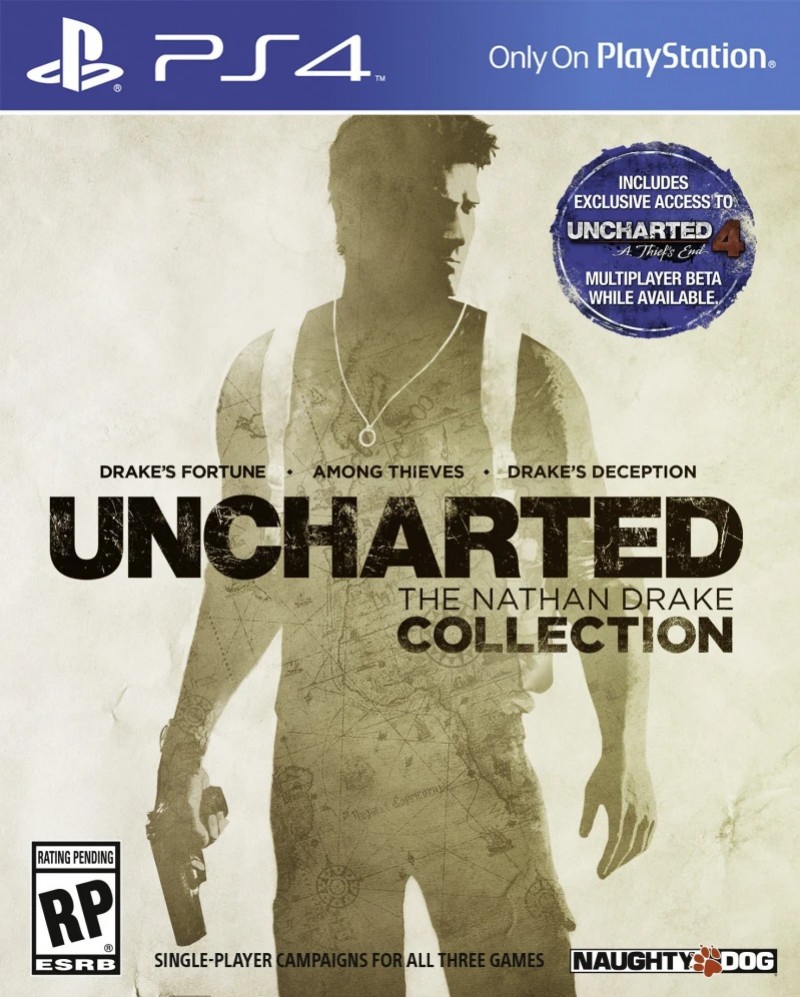 Uncharted: The Nathan Drake Collection PS4 cover art