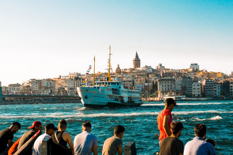 A boat in Istanbul