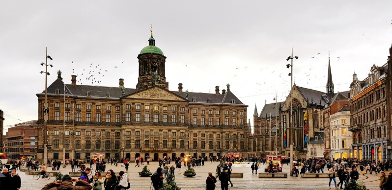 Royal Palace in Amsterdam, The Netherlands