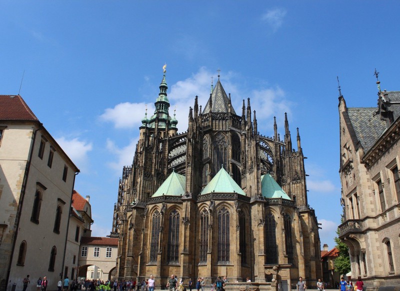 St Vitus Cathedral in Prague, Czechia