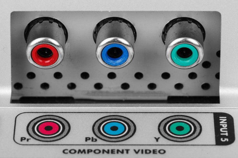A component video input