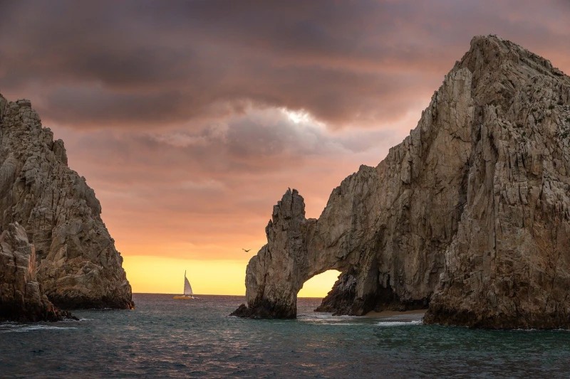 Los Cabos beach in Mexico