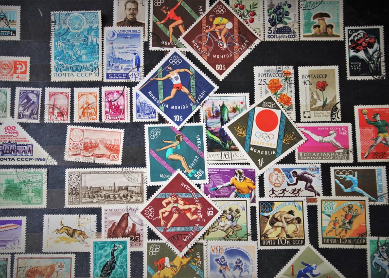 Various postage stamps
