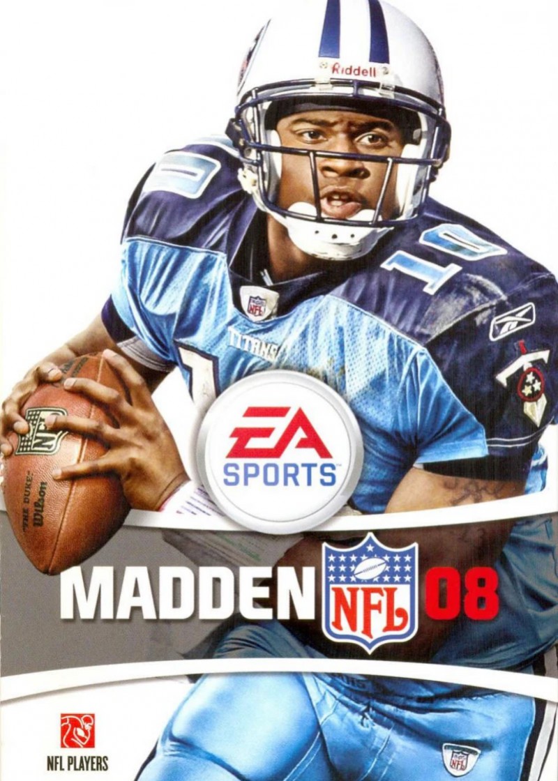 Madden NFL 08 with Vince Young on cover art