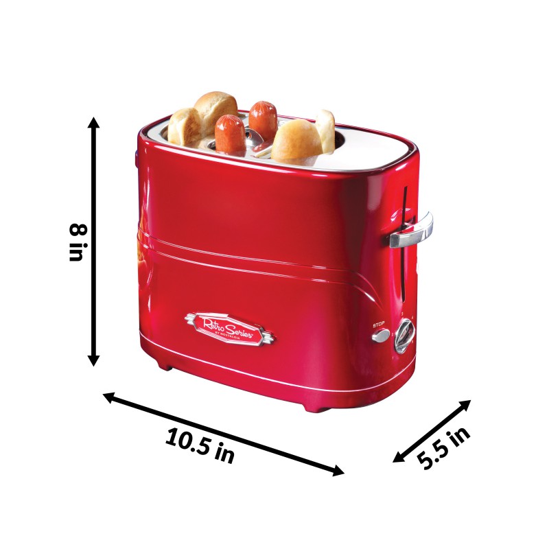 Hot Dog Toaster with mini tongs