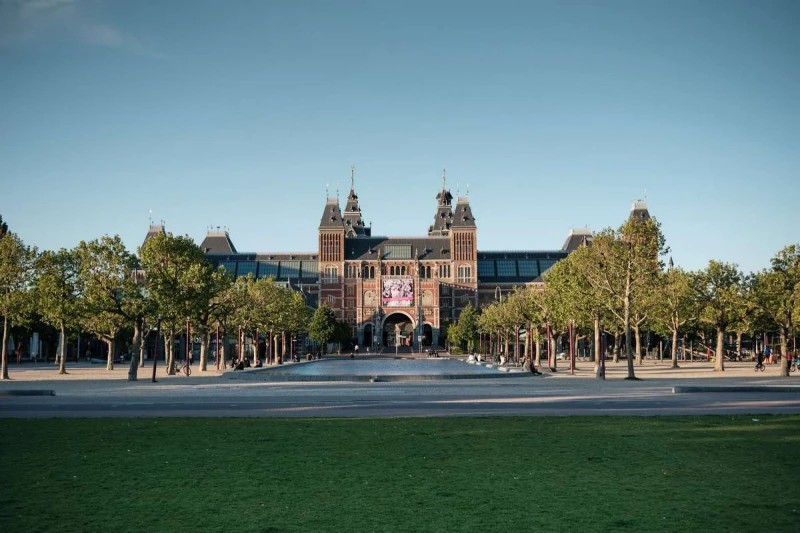 Museumplein in Amsterdam, The Netherlands