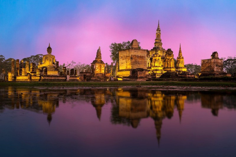Buddhist Temple in Ayutthaya, Thailand