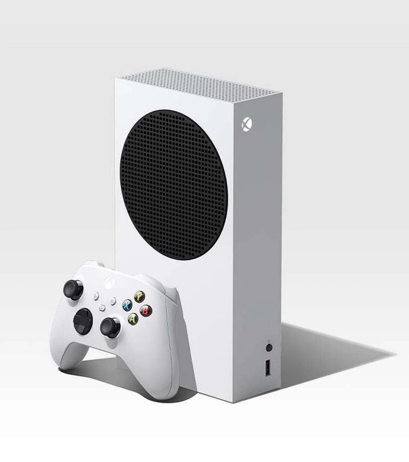 Xbox Series S console with a gamepad