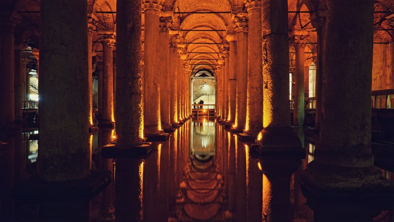 Cisterna Basilica in Istanbul, Turkey