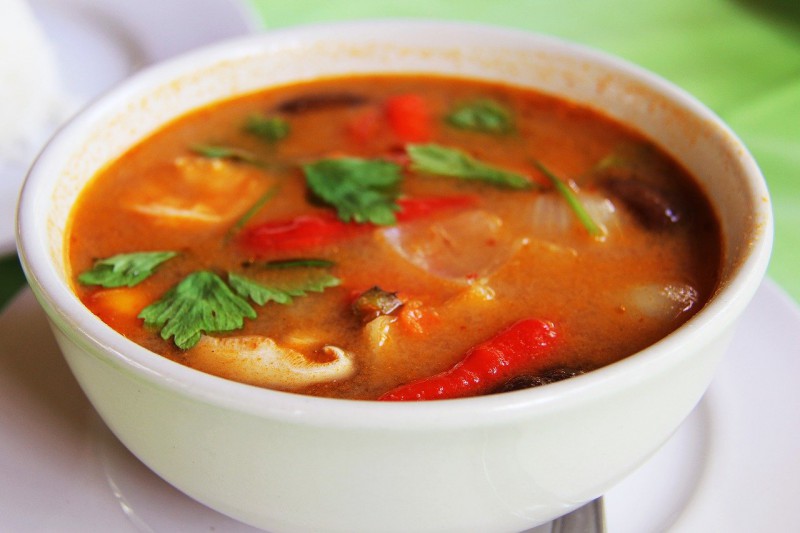 Massaman curry in a bowl