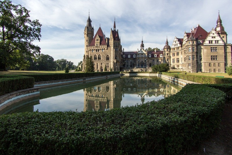 Moszna Castle in Poland.