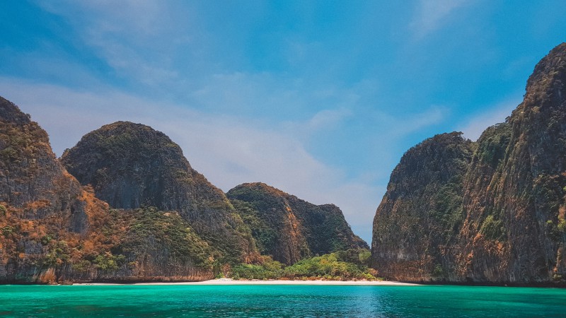 Maya Bay at Phi Phi Islands, Thailand