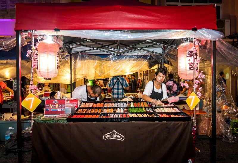 Street food in Patong, Thailand