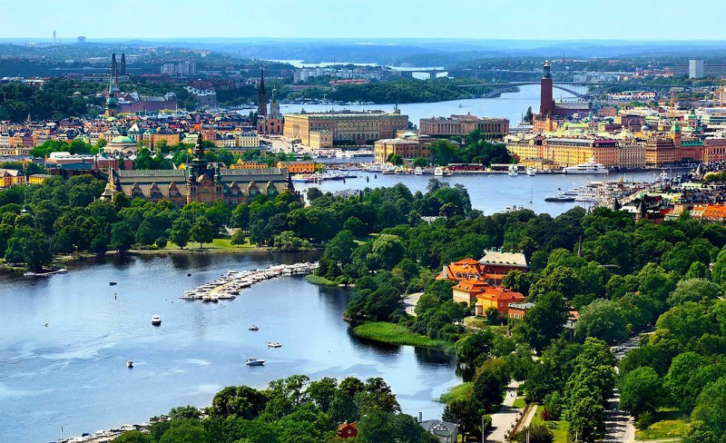 A view of Stockholm's Old Town