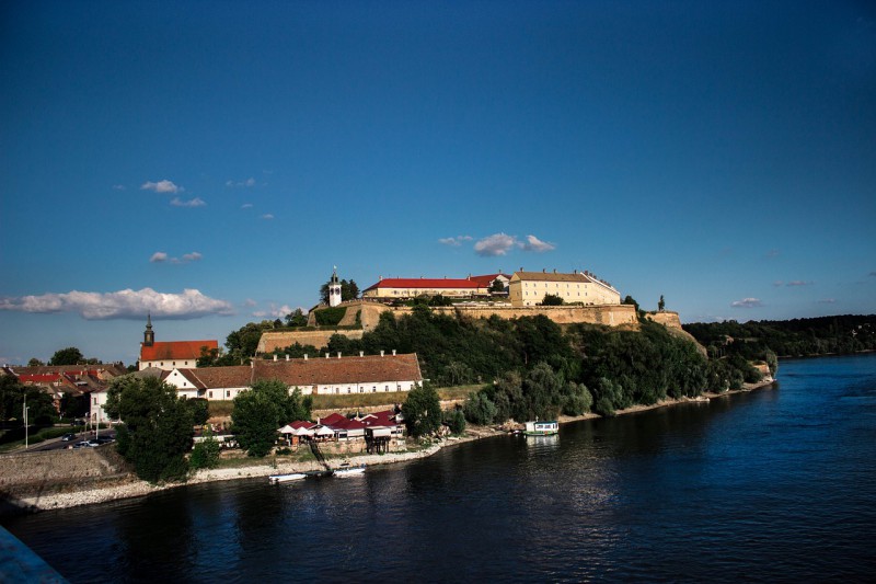 Petrovaradin fortress in Petrovaradin, Novi Sad, Serbia