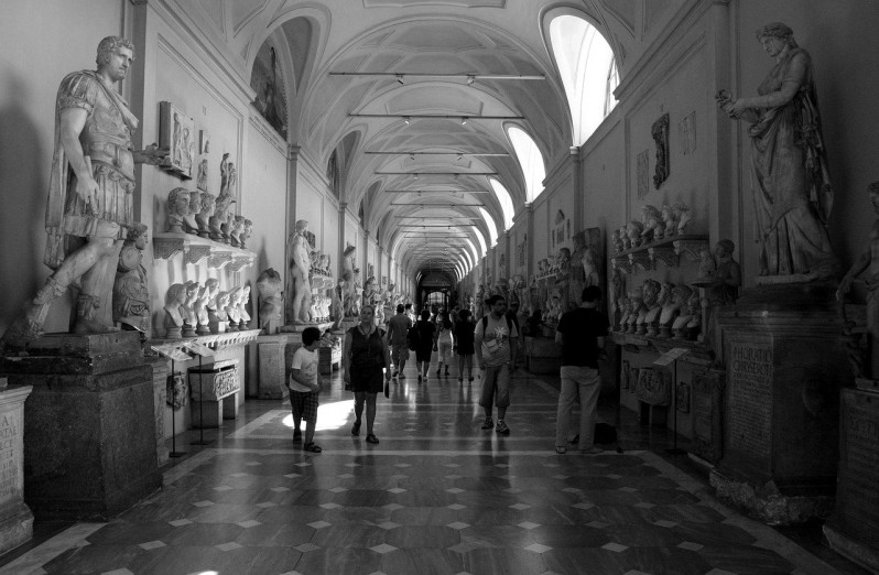 Vatican museum in Rome, Italy